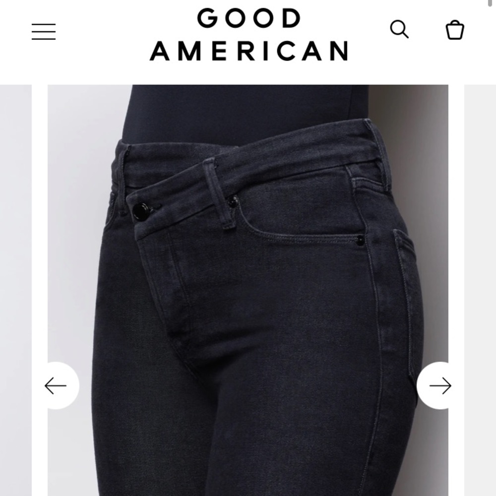Good American crossover good waist jeans